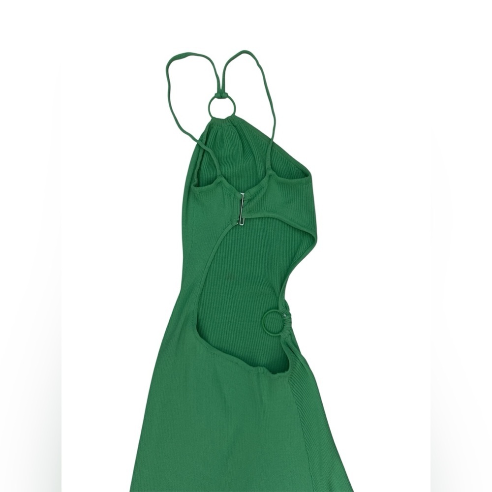 For Love & Lemons Keisha Maxi Dress Green Size Small - Picture 11 of 16